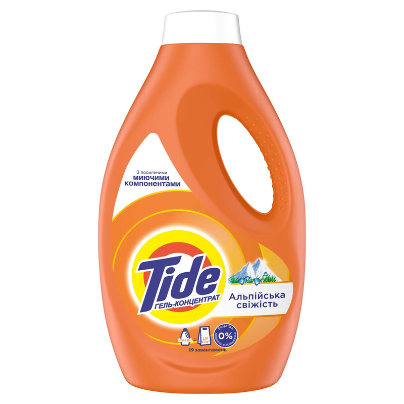 Гель для прання TIDE Альпійська свіжість, універсальний, 1,045л